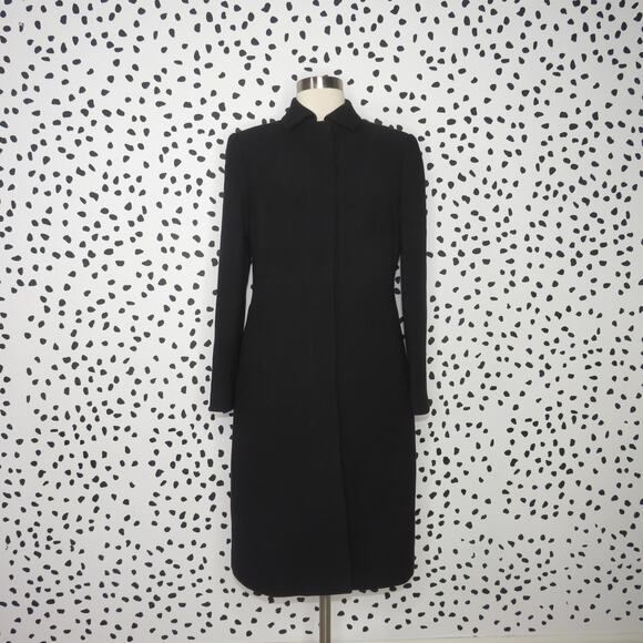 J.Crew Jackets & Blazers - J. Crew Black Classic Longline Tailored Peacoat